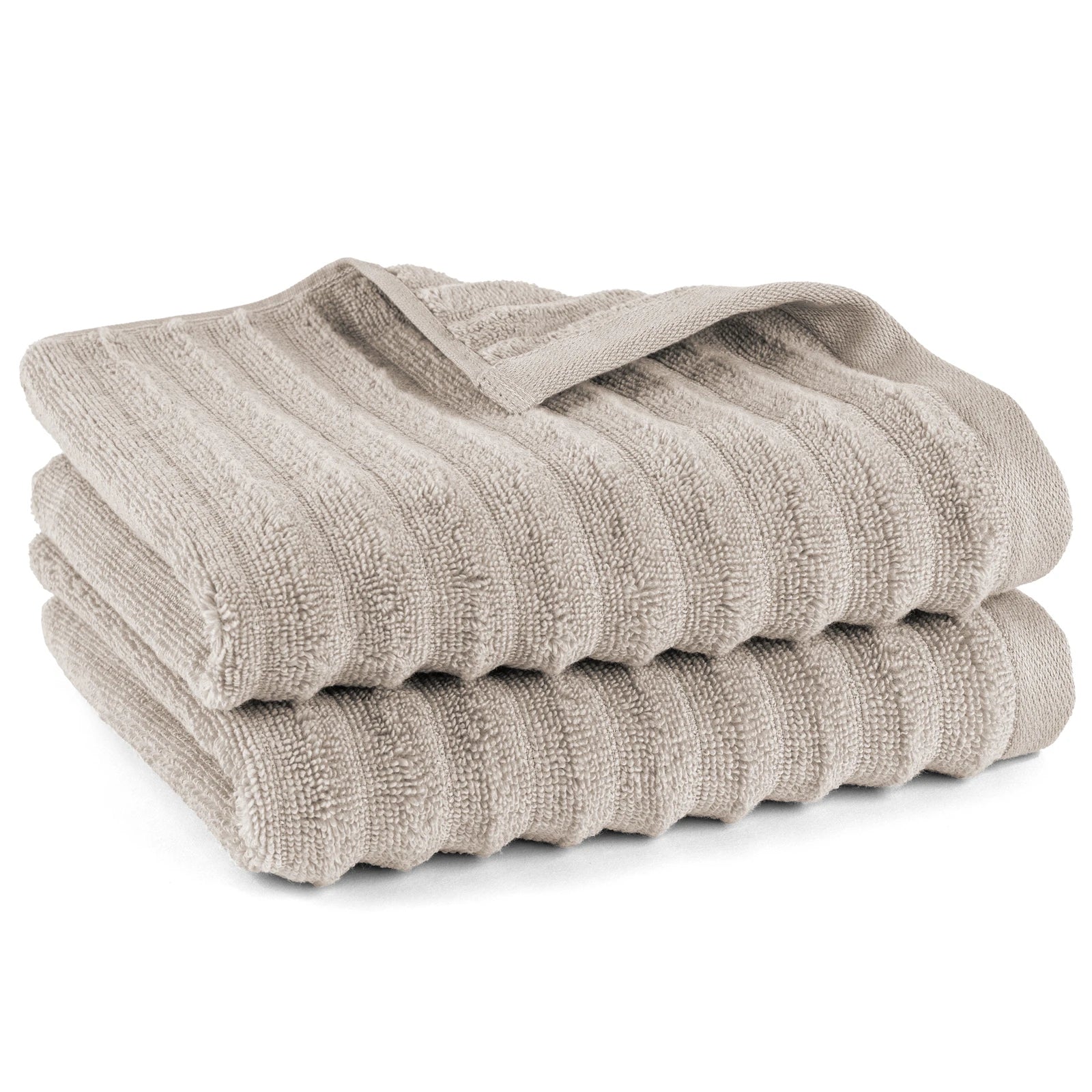 Handtuch "Waves" - Anthrazit / 4x 50x100cm Pure Label