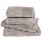 Handtuch Sets "Popcorn" - Taupe / 2x50x100 + 2x70x140 cm Pure Label