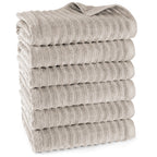 Duschtuch "Waves" - Anthrazit / 2x 70x140cm Pure Label