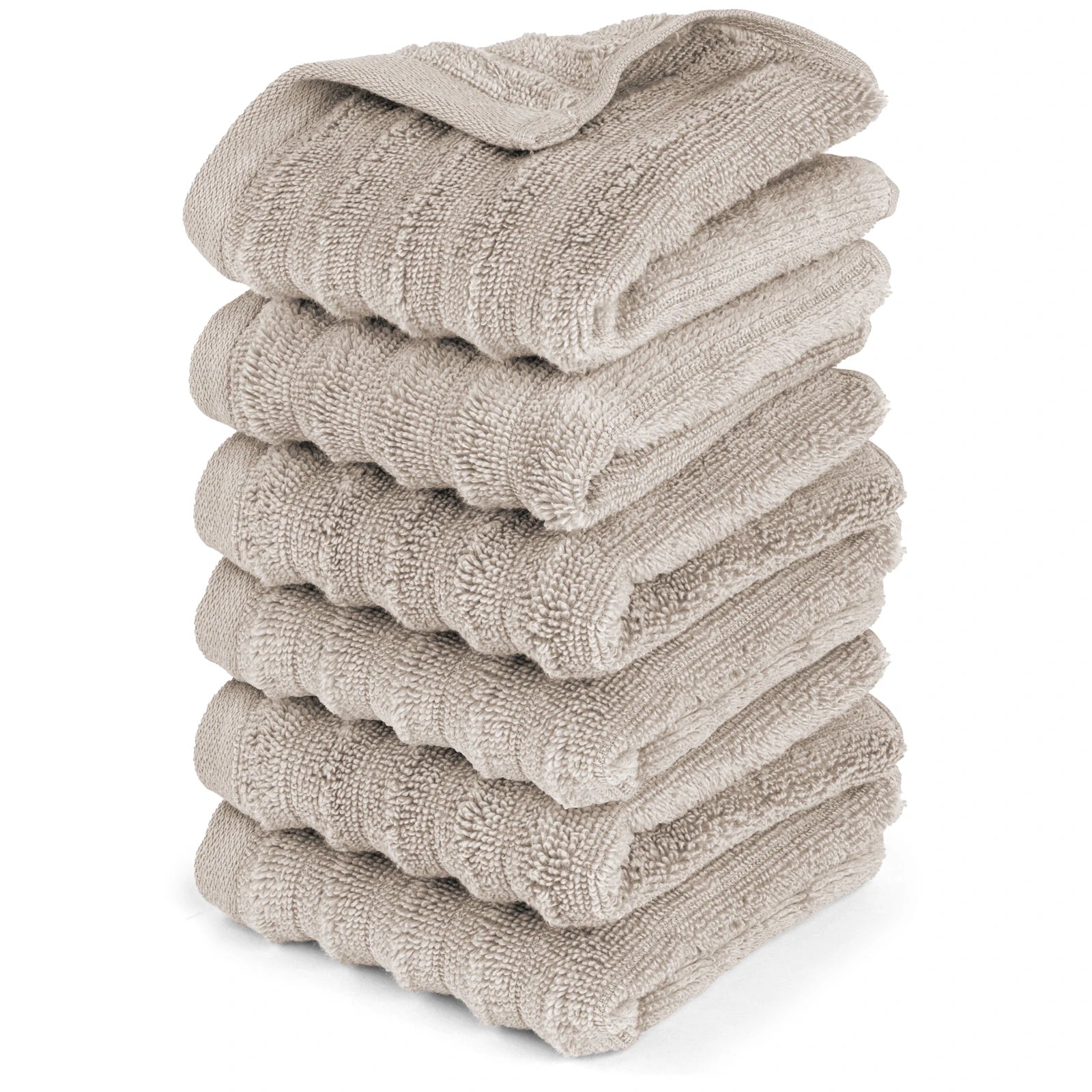 Gästehandtuch "Waves" - Anthrazit / 10x 30x50cm Pure Label