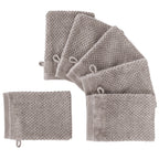 Waschlappen "Popcorn" - Anthrazit / 4x 16x21cm Pure Label