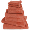Handtuch Sets "Popcorn" - Anthrazit / 2x50x100 + 2x70x140 cm Pure Label