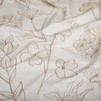Bettwäsche "Flowers" - Grün / 135x200 + 40x80 cm Pure Label