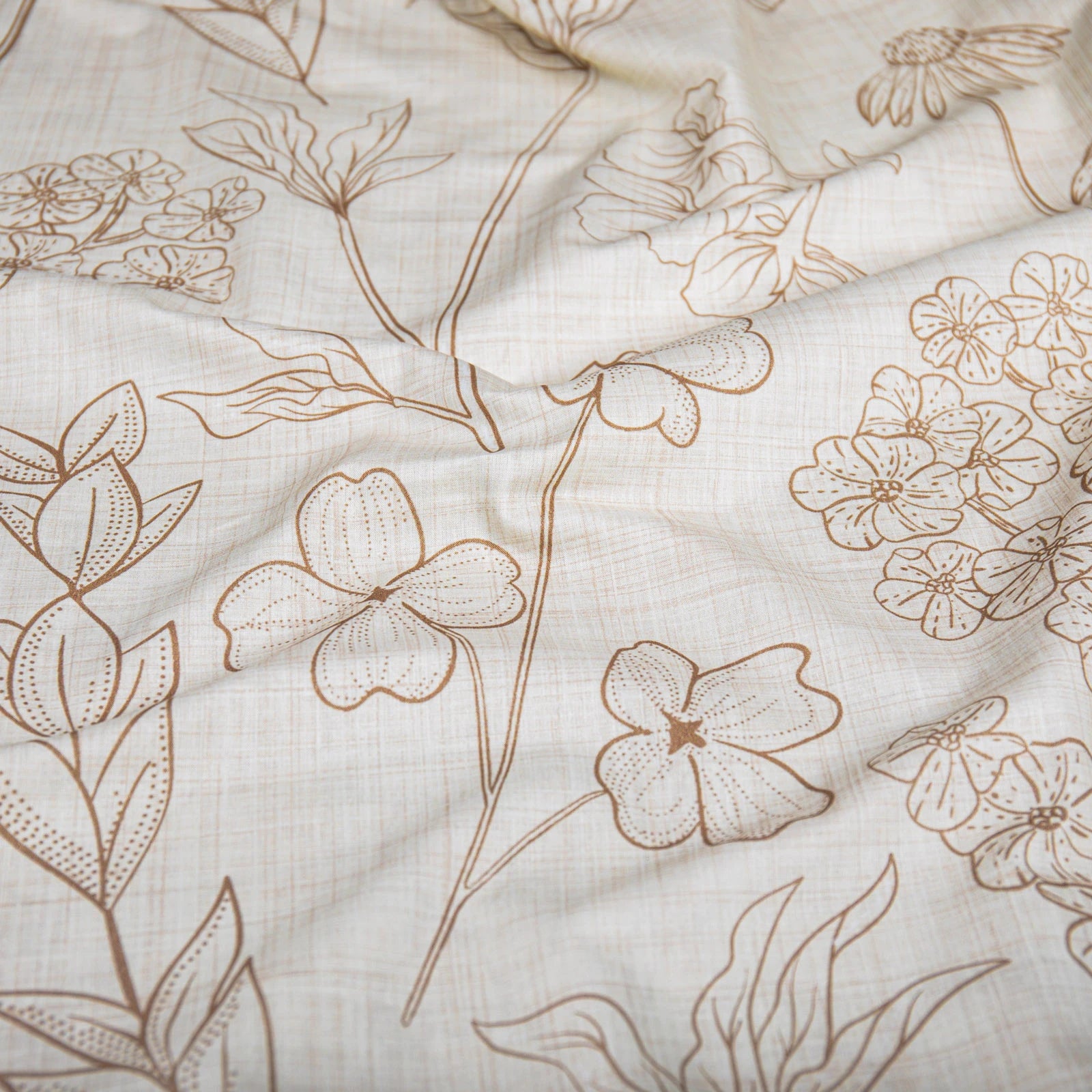 Bettwäsche "Flowers" - Grün / 135x200 + 40x80 cm Pure Label