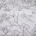 Bettwäsche "Flowers" - Grün / 135x200 + 40x80 cm Pure Label