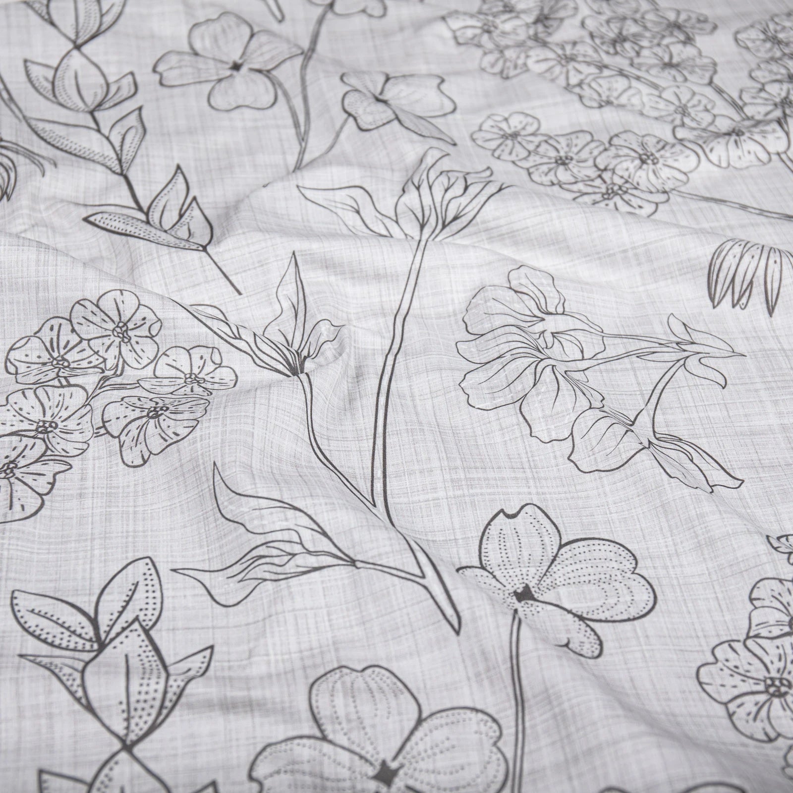 Bettwäsche "Flowers" - Grün / 135x200 + 40x80 cm Pure Label