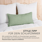 Musselin Bettwäsche Sets - Weiß - 2x155x220 + 2x80x80 cm